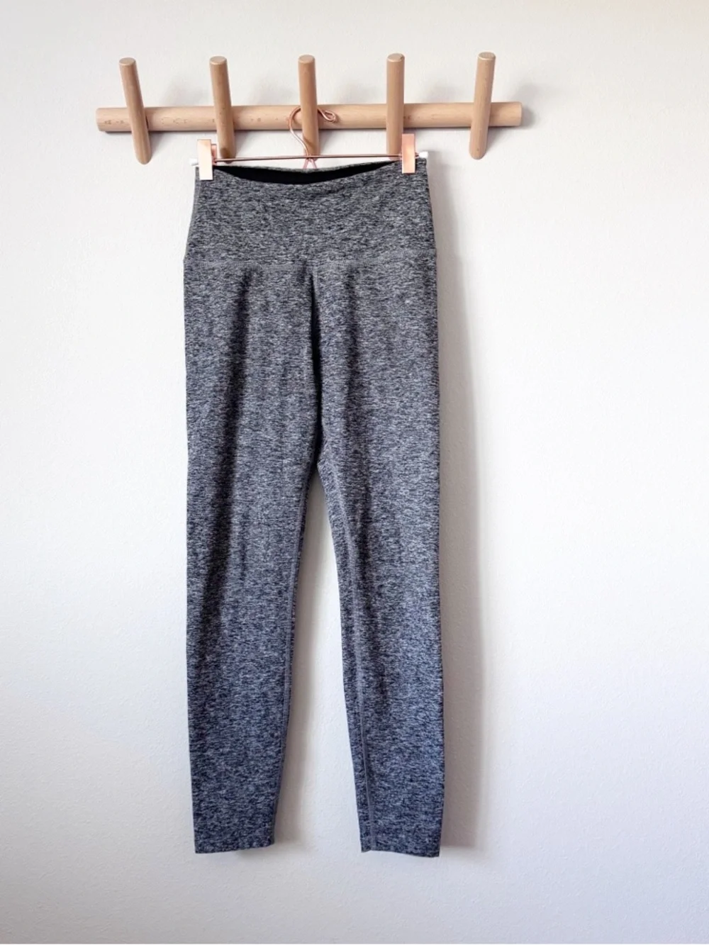 Beyond Yoga Space Dye Gray High-Rise Leggings